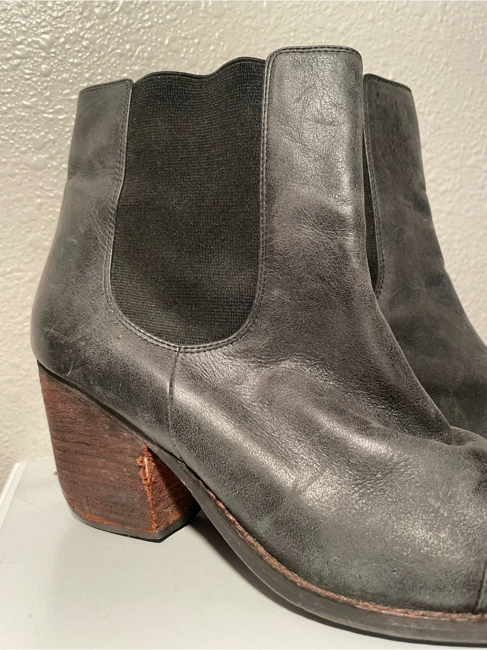 Jeffrey Campbell handmade Ibiza Last Black Leather Boots 9.5